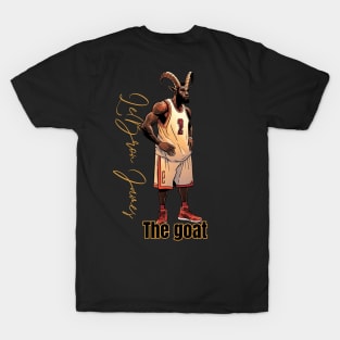 Lebron James goat Victor illustration artwork T-Shirt